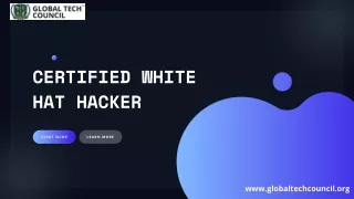 Certified White Hat Hacker | Global Tech Council