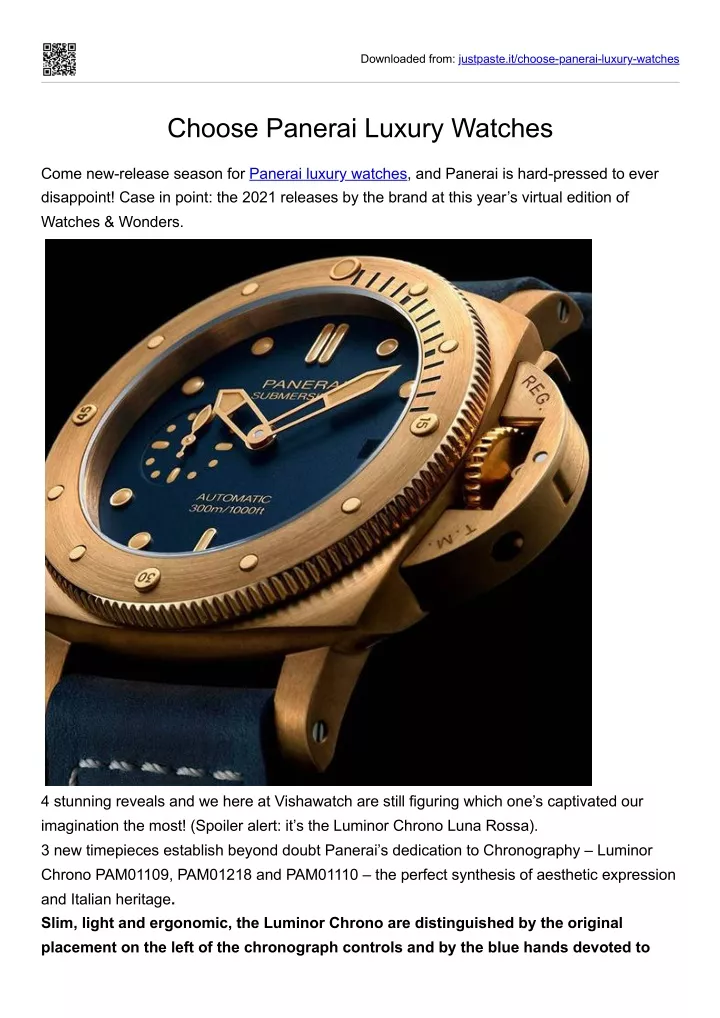 downloaded from justpaste it choose panerai