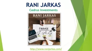 Cedrus Investments – Rani Jarkas
