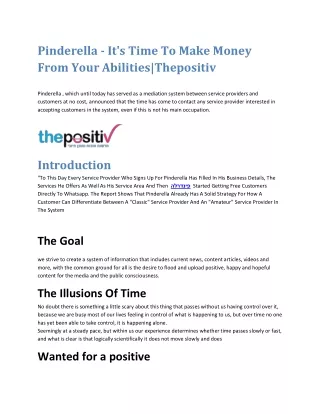 Pinderella - It's Time To Make Money From Your AbilitiesThepositiv-converted