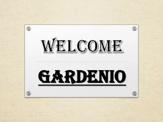 welcome