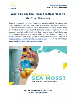 Where To Buy Sea Moss_ The Best Place To Get Irish Sea Moss