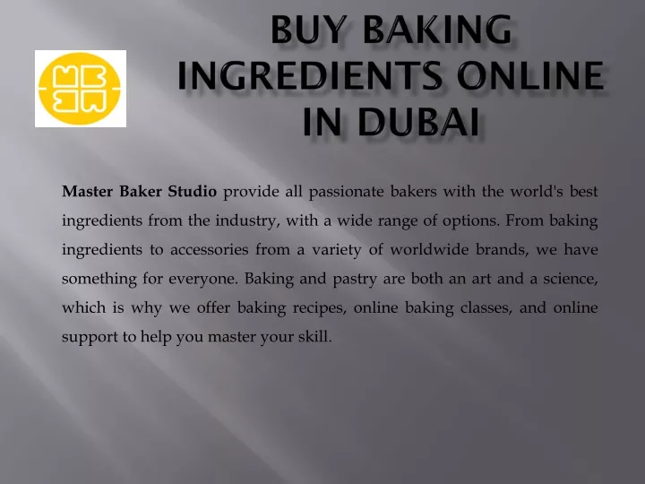 buy baking ingredients online in dubai