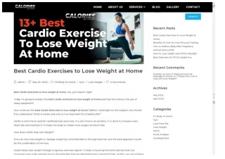 Best Cardio Exercises to Lose Weight at Home
