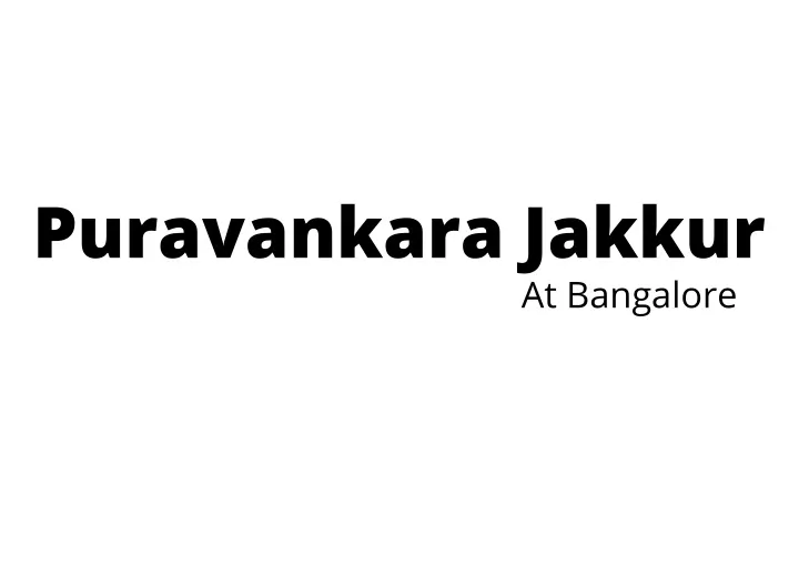 puravankara jakkur