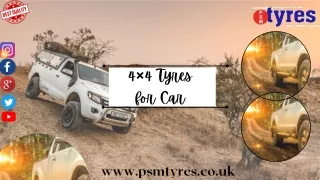 Buy our latest versions of 4×4 Tyres for Car