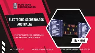Electronic scoreboards - encouraging participation!