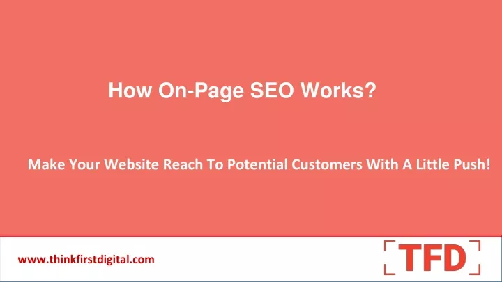 how on page seo works