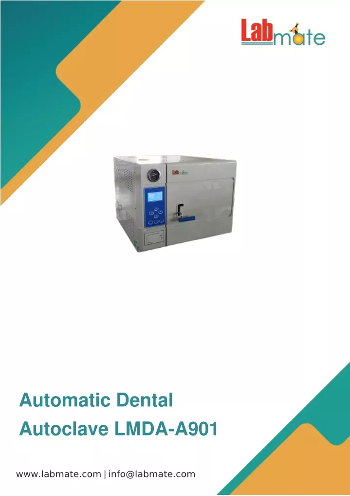 automatic dental autoclave lmda a901