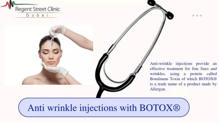 anti wrinkle injections provide an effective