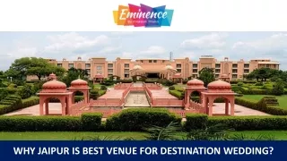Why Jaipur is Best Venue for Destination Wedding?