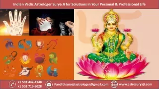 Astro Suryaji - Indian Vedic Astrologer Surya Ji for Solutions in Your Personal & Professional Life