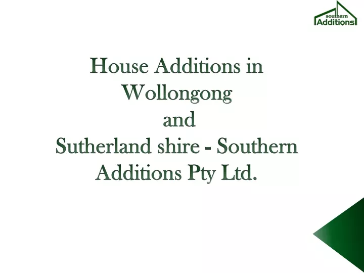 house additions in wollongong and sutherland