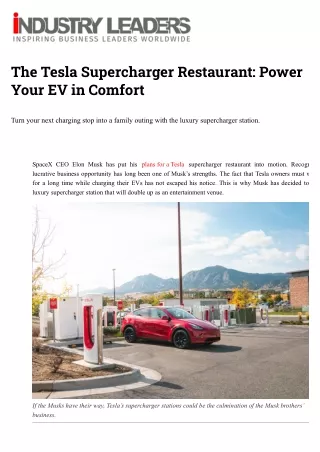 Tesla is one step closer to opening a dine-in diner at its Los Angeles superchar