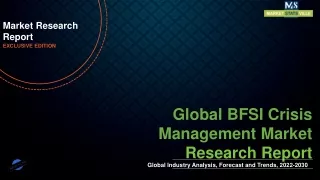 Revenue From Sales Of BFSI Crisis Management Market To Surge Exponentially Durin