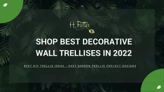 SHOP BEST DECORATIVE  WALL TRELLISES IN 2022