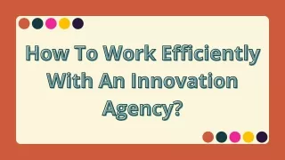 Innovation Agencies