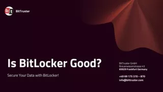 Is BitLocker Good?