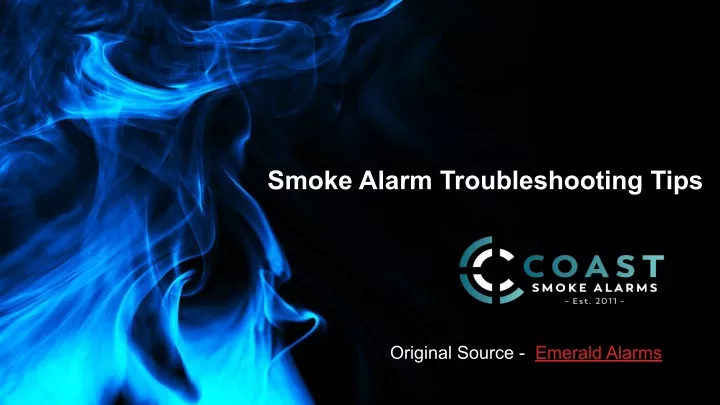 smoke alarm troubleshooting tips