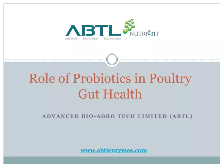 role of probiotics in poultry gut health