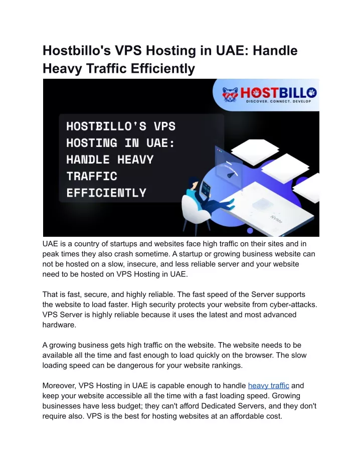hostbillo s vps hosting in uae handle heavy