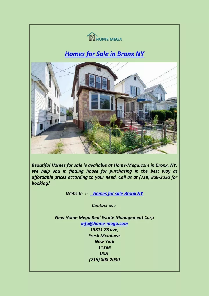 homes for sale in bronx ny