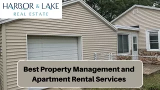 Best Property Management and Apartment Rental Services - Harbor & Lake