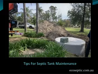 Tips For Septic Tank Maintenance
