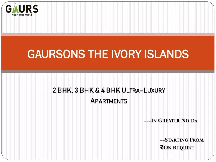 gaursons the ivory islands