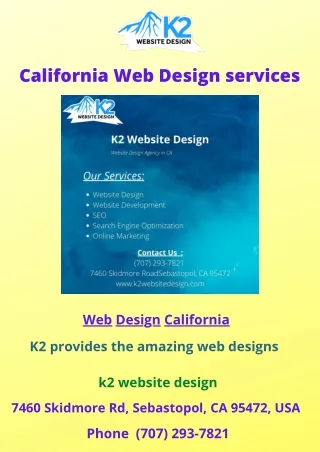 california web design services
