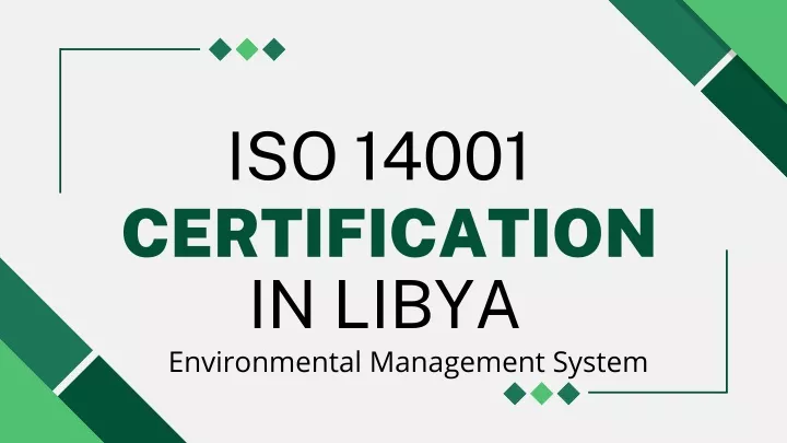 iso 14001 certification