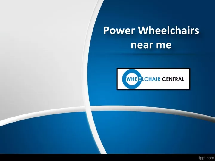 power wheelchairs near me