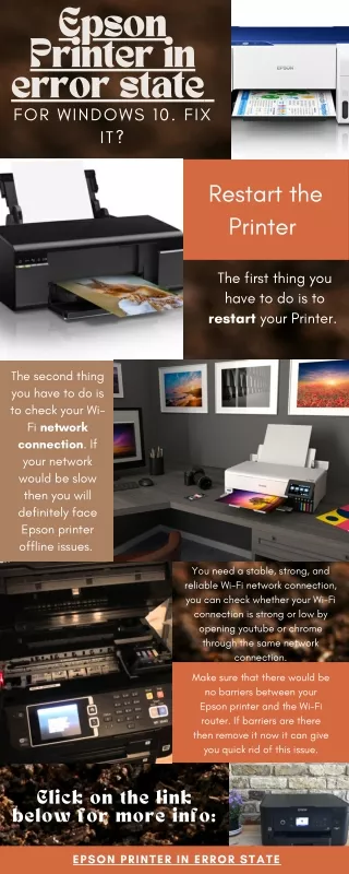 epson printer in error state for windows 10 fix it