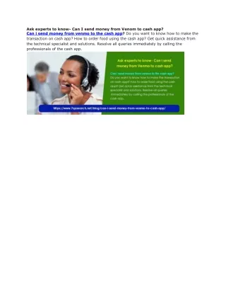 ask experts to know can i send money from venom