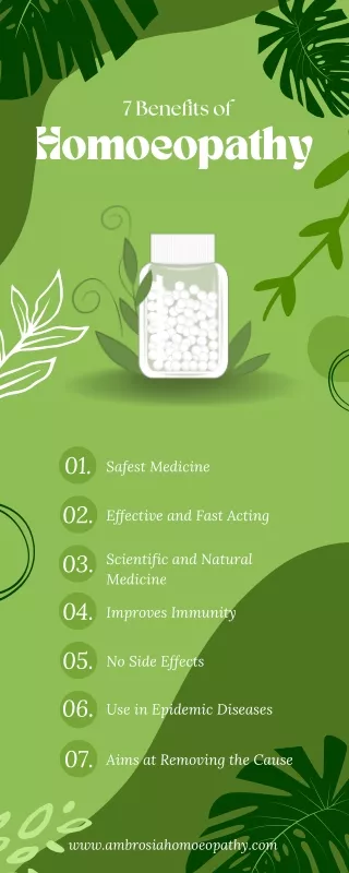 7 Benefits of Homoeopathy