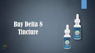 Get Delta 8 Tincture Oil From Flower of Life CBD