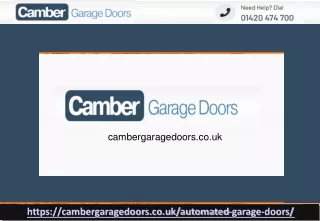 Automated Electric Garage Doors in Surrey