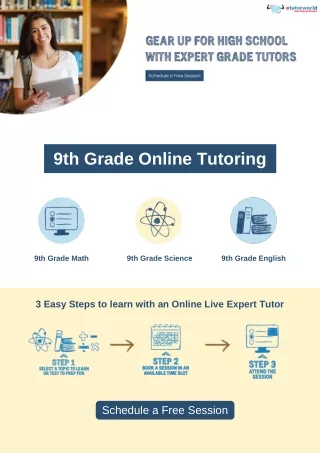9th Grade Tutoring