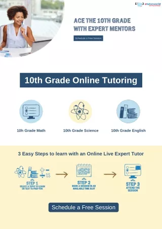 10th Grade Tutoring