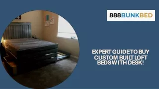 Buy Custom Built Loft Beds With Desk In Florida
