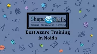best azure training in noida