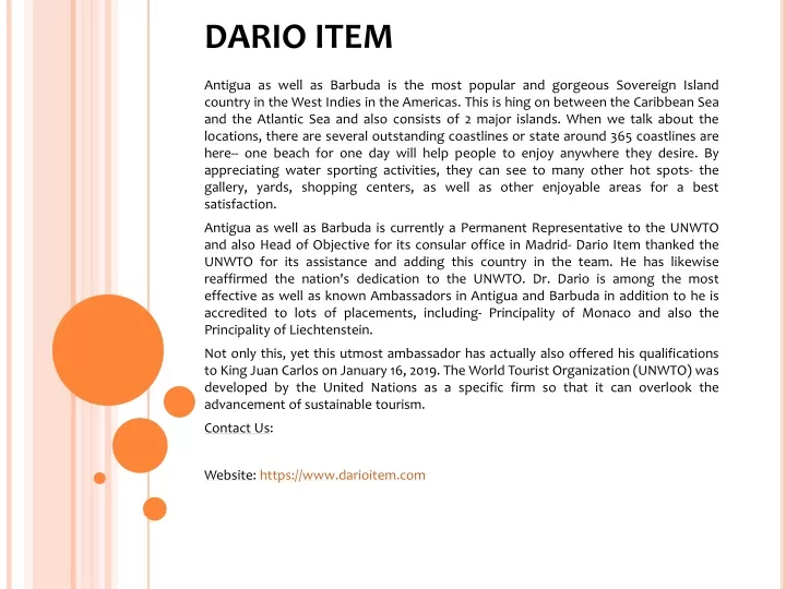 dario item