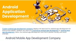 Android mobile app development company