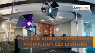 Film And Video Professional Production LED Lighting