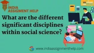 what are the different significant disciplines