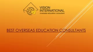 Best Overseas Education Consultants