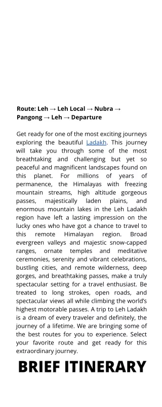 Leh Sightseeing Tour 2022 (6N7D) Leh, Jammu And Kashmir India