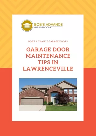 Garage Door Repair Lawrenceville