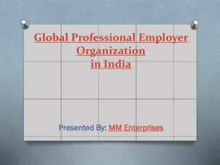 Global Professional Employer Organization
