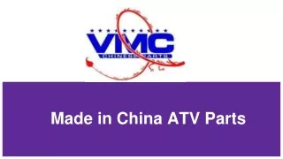 made in china atv parts
